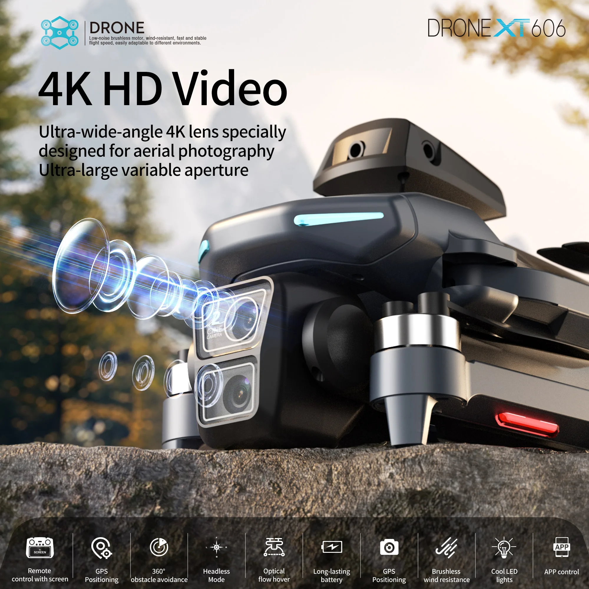 Original XT606 Drone Professio - đánh giá và giá Drone Thermal Imaging