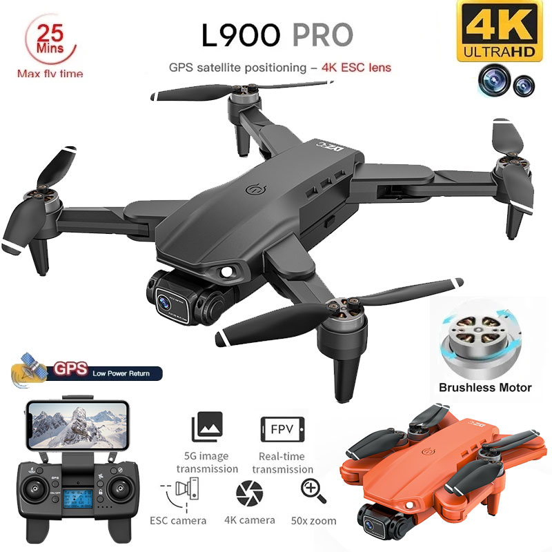 L900 Pro GPS Drone 4K Professi - đánh giá và giá Drone Mapping