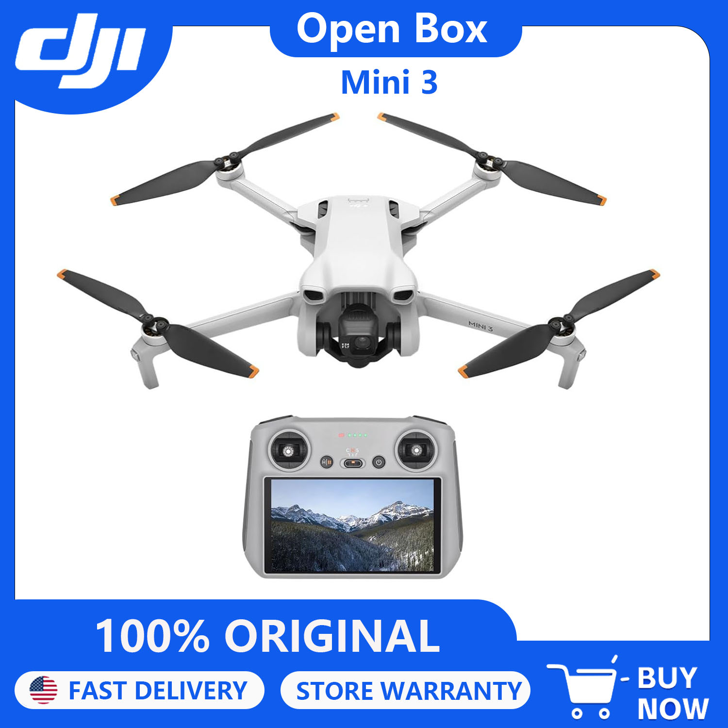 Refurbish Open Box DJI Mini 3  - đánh giá và giá Drone Ndvi